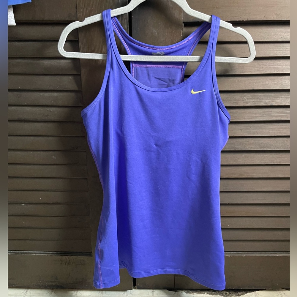 Blue Nike Workout Tank